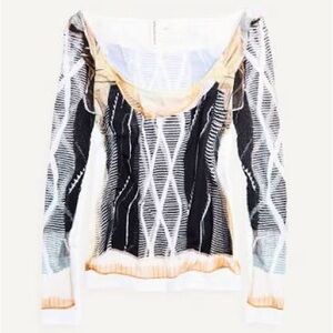 H&M Glenn Martens printed top